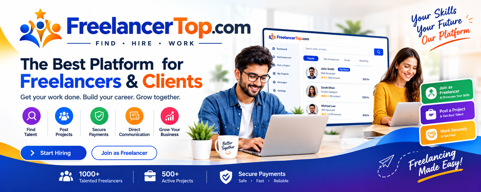 Freelancertop Business Trusted Platform