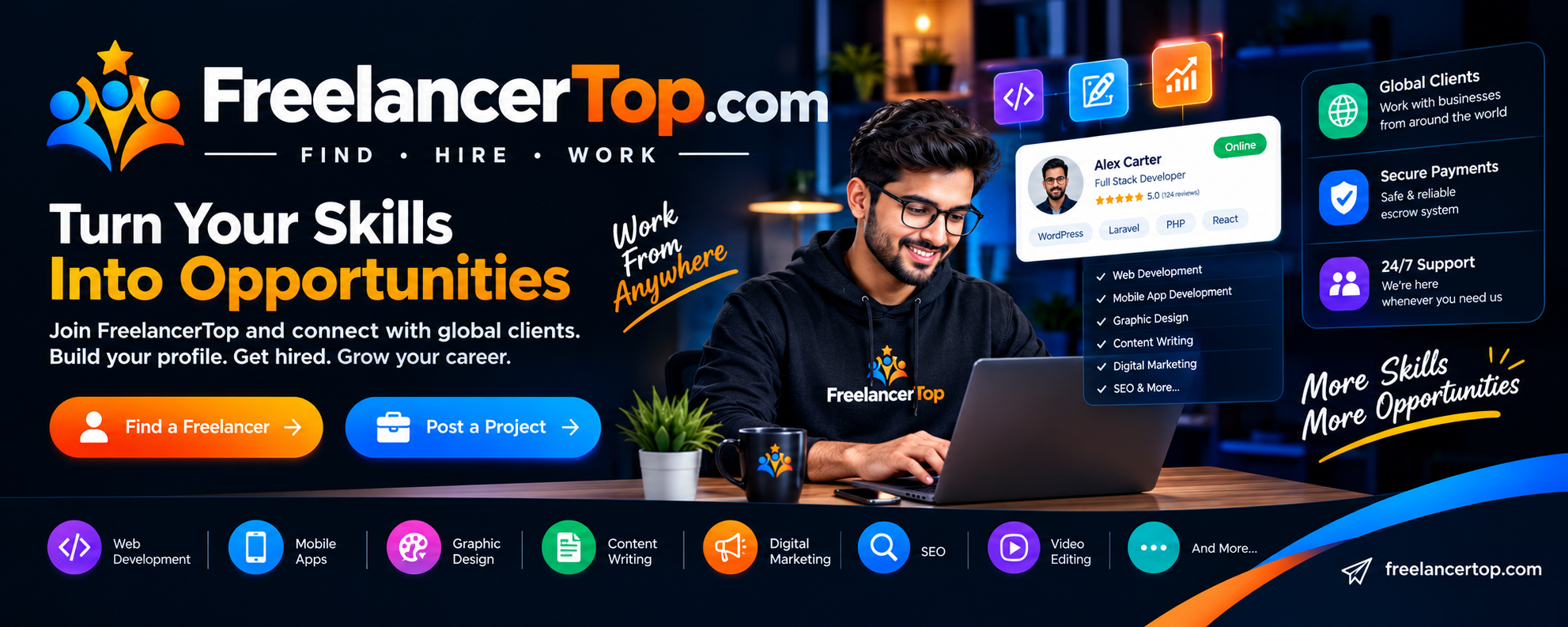 Freelancertop Business Trusted Platform